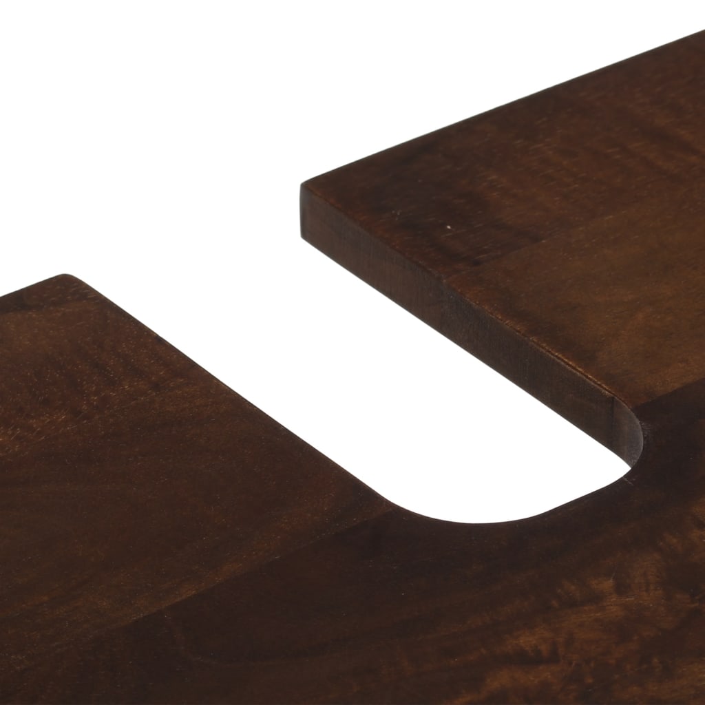 Conjunto De Muebles De Baño 3 Piezas Madera Maciza De Mango / Vetonek_0