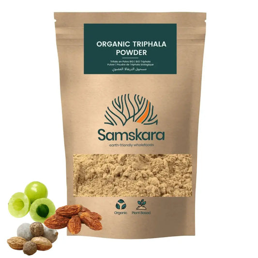 Triphala En Polvo Bio - 250g | Superalimento Ecológico Vegano Para Batidos, Smoothies Y Zumos, Sin Azúcares Añadidos_0
