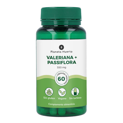 Valeriana + Maracujá Planeta Huerto 60 cápsulas