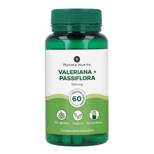 Valeriana + Maracujá Planeta Huerto 60 cápsulas