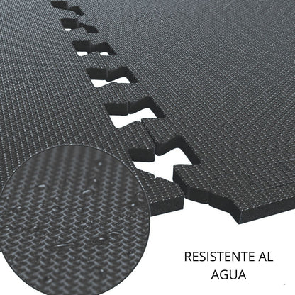 Jowy Tatami Puzzle 1cm 60x60cm – Pack 4 Uds (t60-4) Negro_5