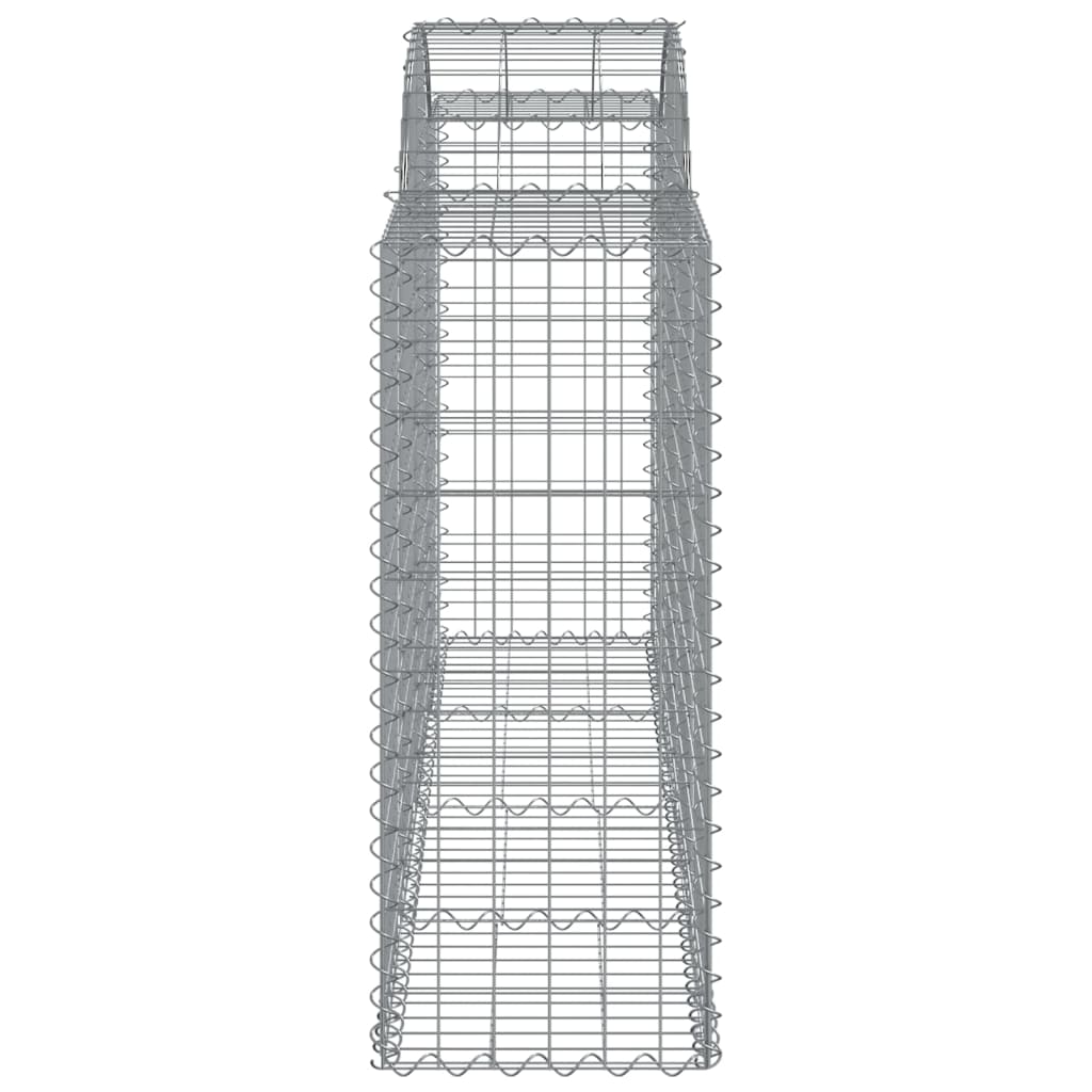 Cestas De Gaviones 25 Uds Forma De Arco Hierro 200x50x100/120cm_4