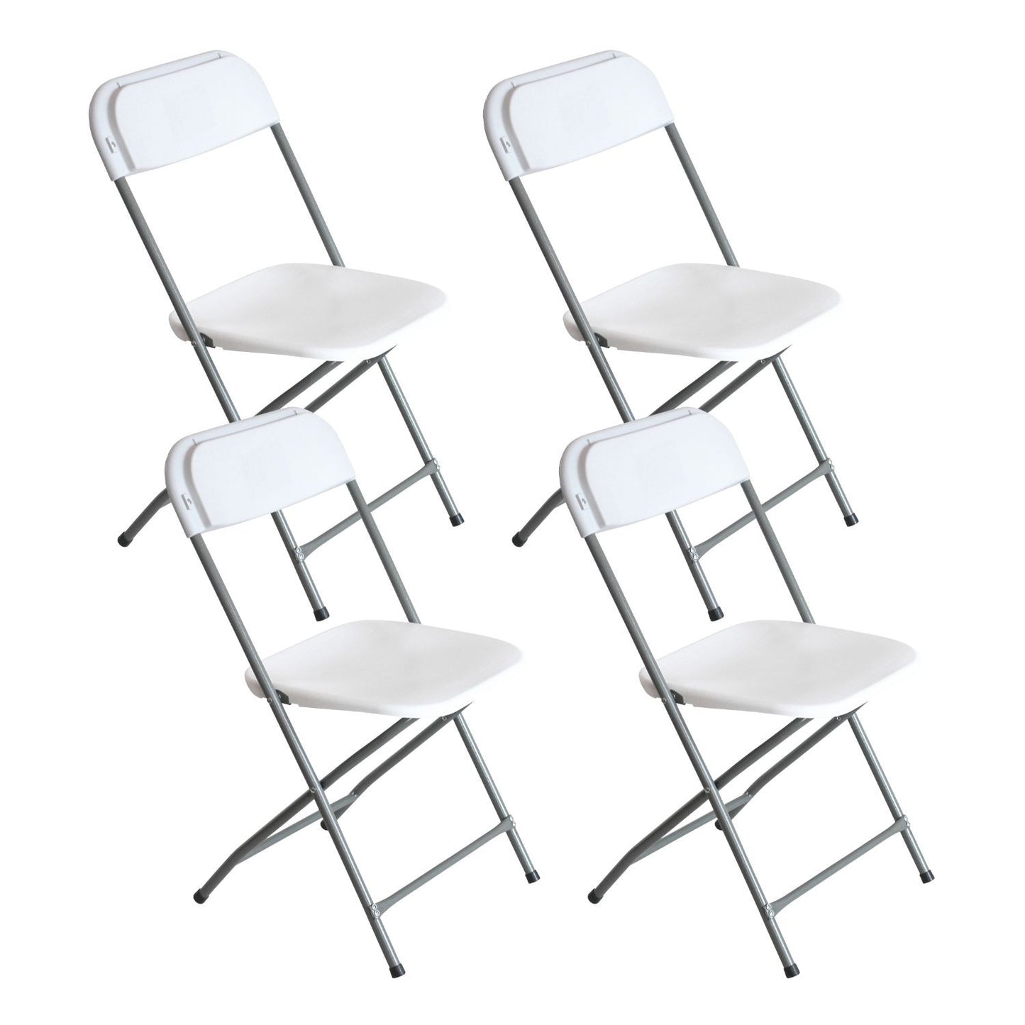 Pack 4 Sillas Plegables Blancas 49x44.5x80.5cm 7house_0