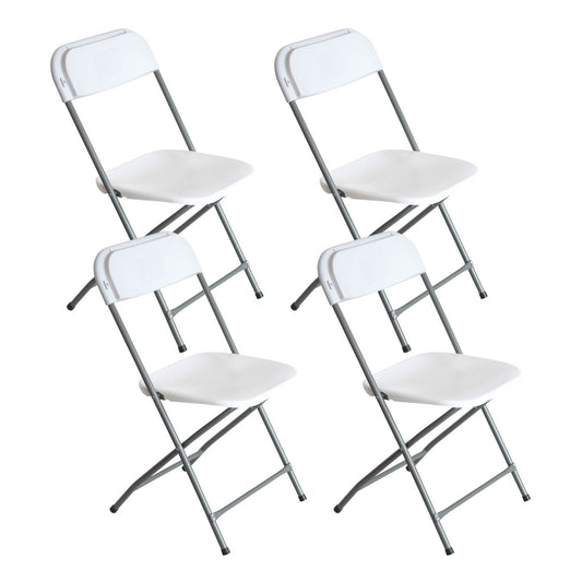Pack 4 Sillas Plegables Blancas 49x44.5x80.5cm 7house_0