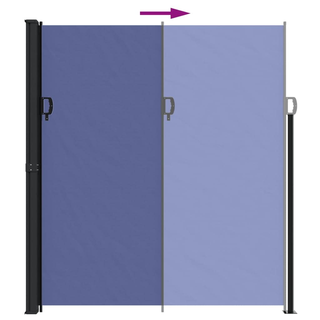 Vidaxl Toldo Lateral Retráctil Azul 220x300 Cm_4