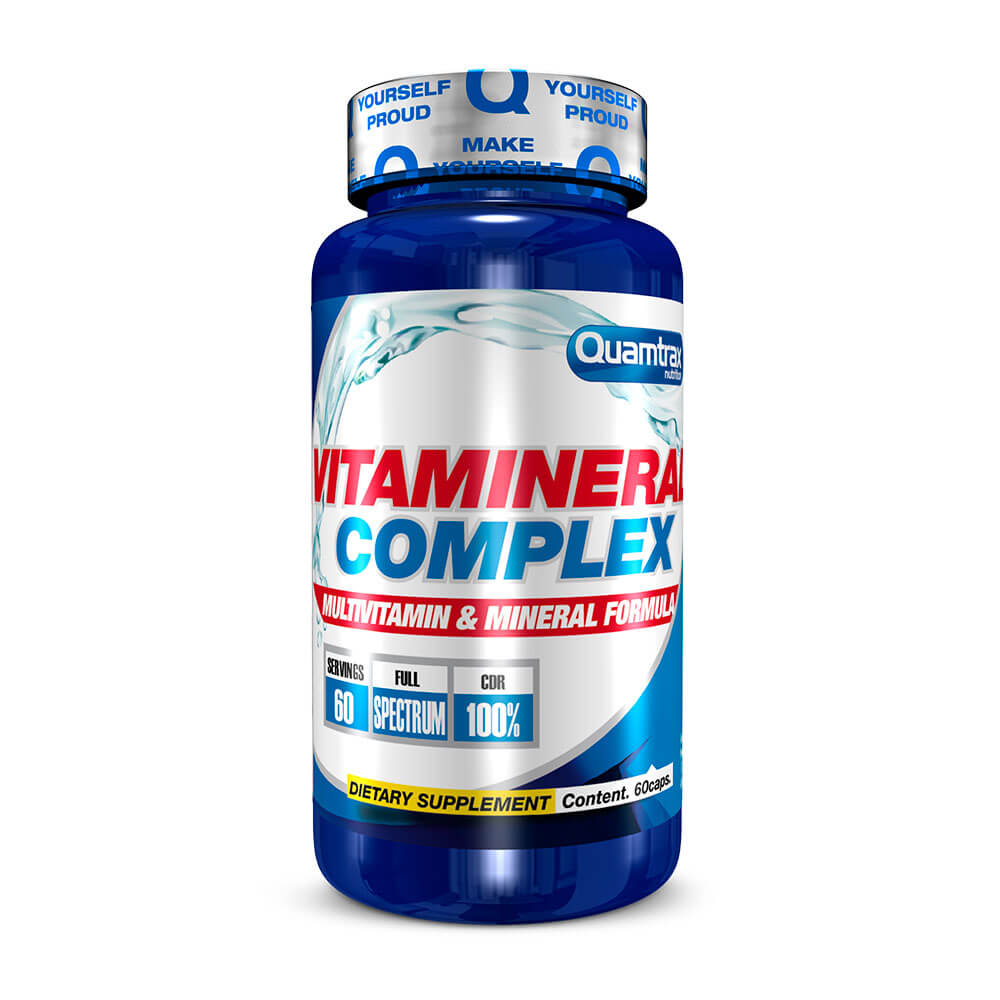 Complejo De Vitaminas Y Minerales - 60 Cápsulas - Complejos Multivitaminicos - Quamtrax_0