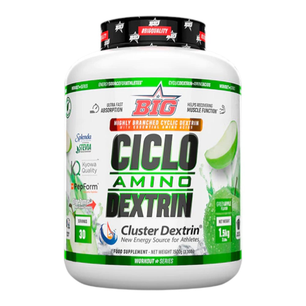 Ciclo Amino Dextrin - 1,5 Kg - Manzana Verde - Ciclodextrina - Big_0