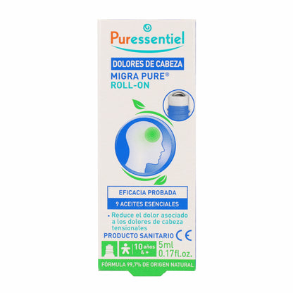 Dolor de cabeza Roll on Migra Pure PURESSENTIEL 5 ml