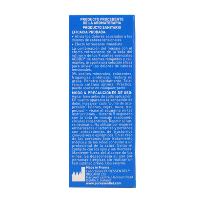 Dolor de cabeza Roll on Migra Pure PURESSENTIEL 5 ml