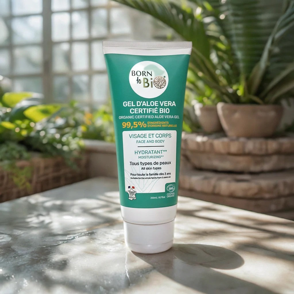 Gel de aloe vera Certificado orgánico Born to Bio 200ml