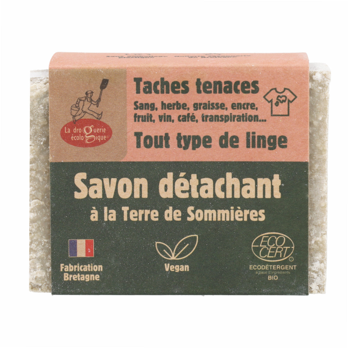 Jabón quitamanchas con tierra de sommieres La Droguerie écologique 150 g