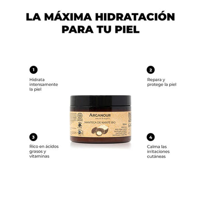 Manteiga de Karité Arganour 150 ml
