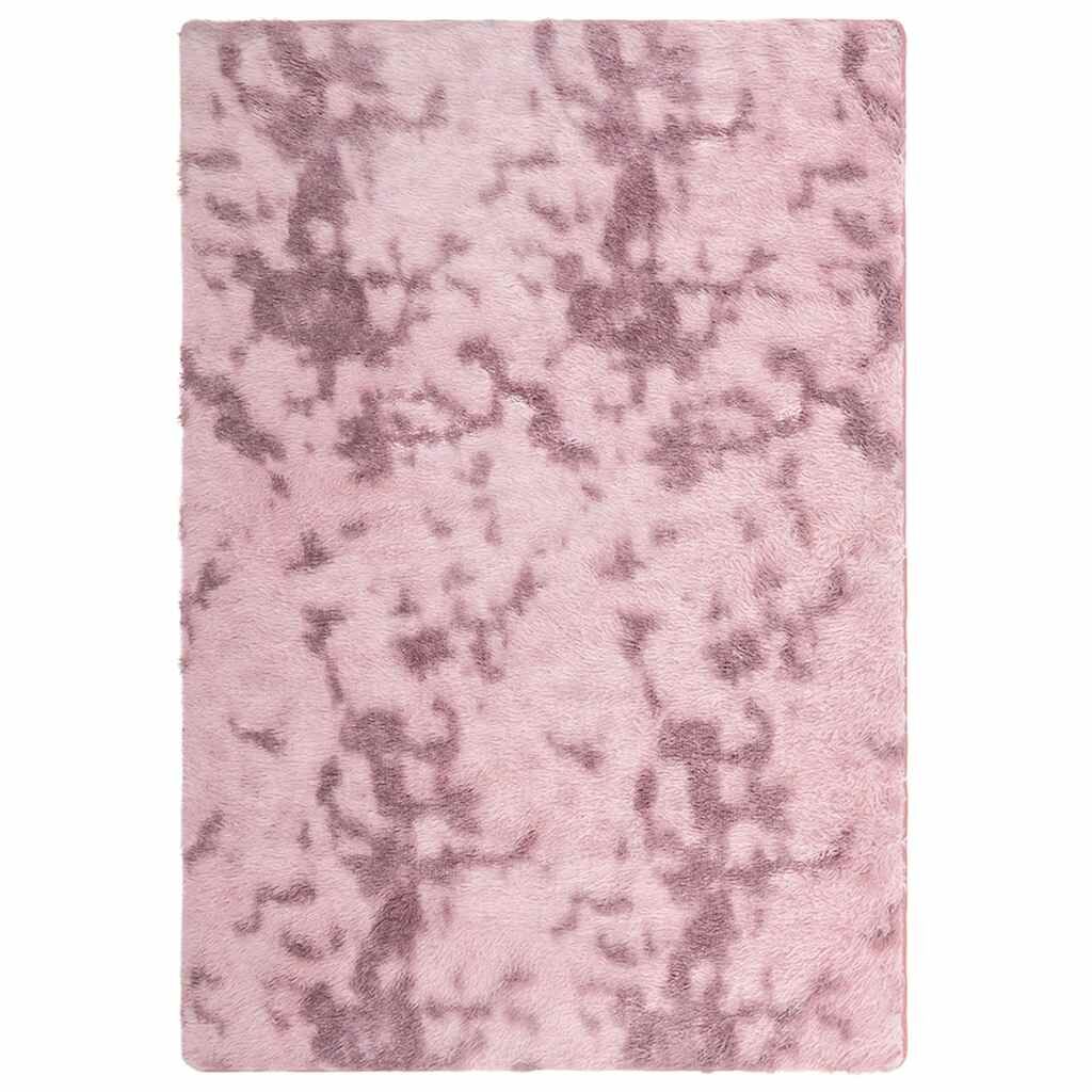 Vidaxl Alfombra De Pelo Largo Navarra Rosa Polvoriento 200x290 Cm_0