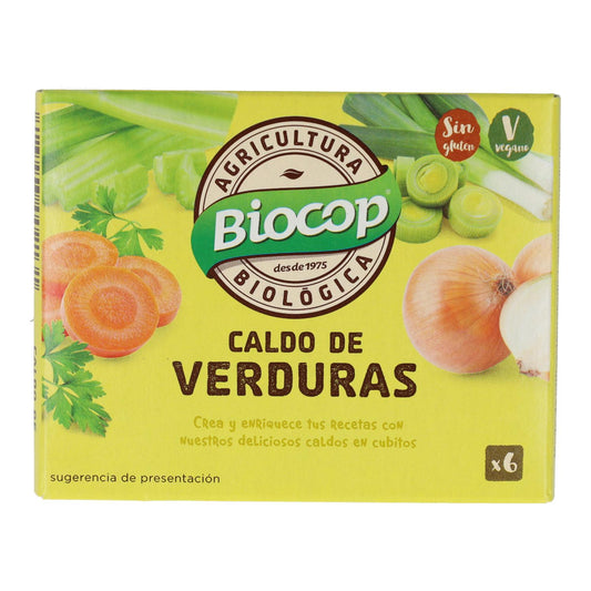 Cubos de Caldo de Legumes Biocop 6 x 10gr