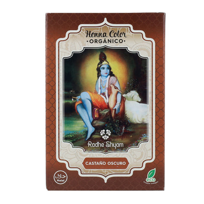 Pó de Henna Castanho Escuro 100 g