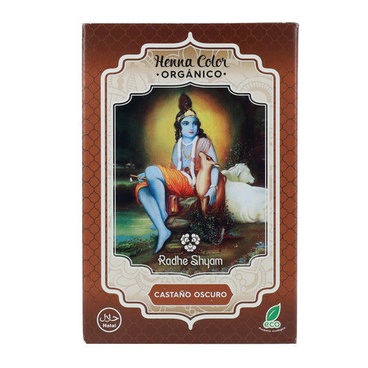 Pó de Henna Castanho Escuro 100 g