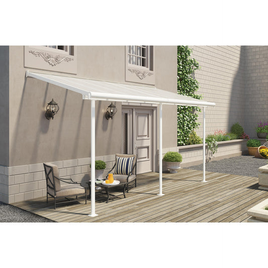 Pérgola anexa branca Sierra 224x447 cm 