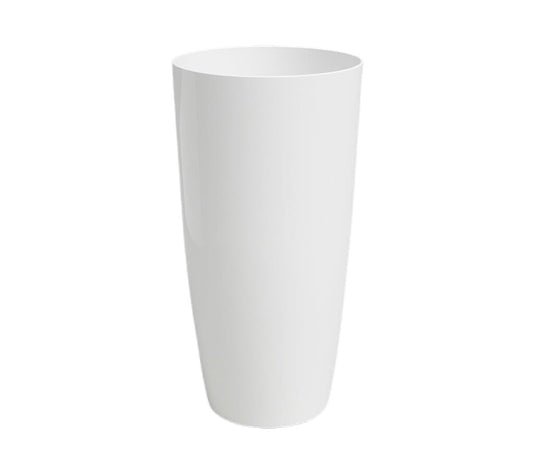 Macetero De Plástico Reciclado Santorini Blanco 65cm_0