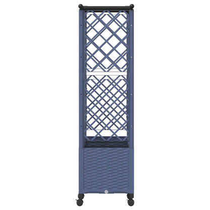 Cama Elevada Con Trellis Y Techo Gris 163,5 X 40 X 142 Cm Pp_3