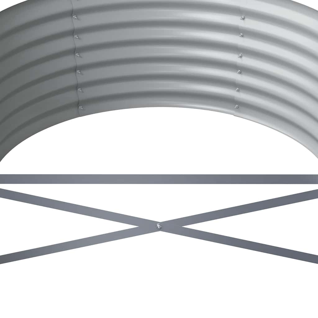 Jardinera Arriate Acero Galvanizado Antracita 620x80x36 Cm_4