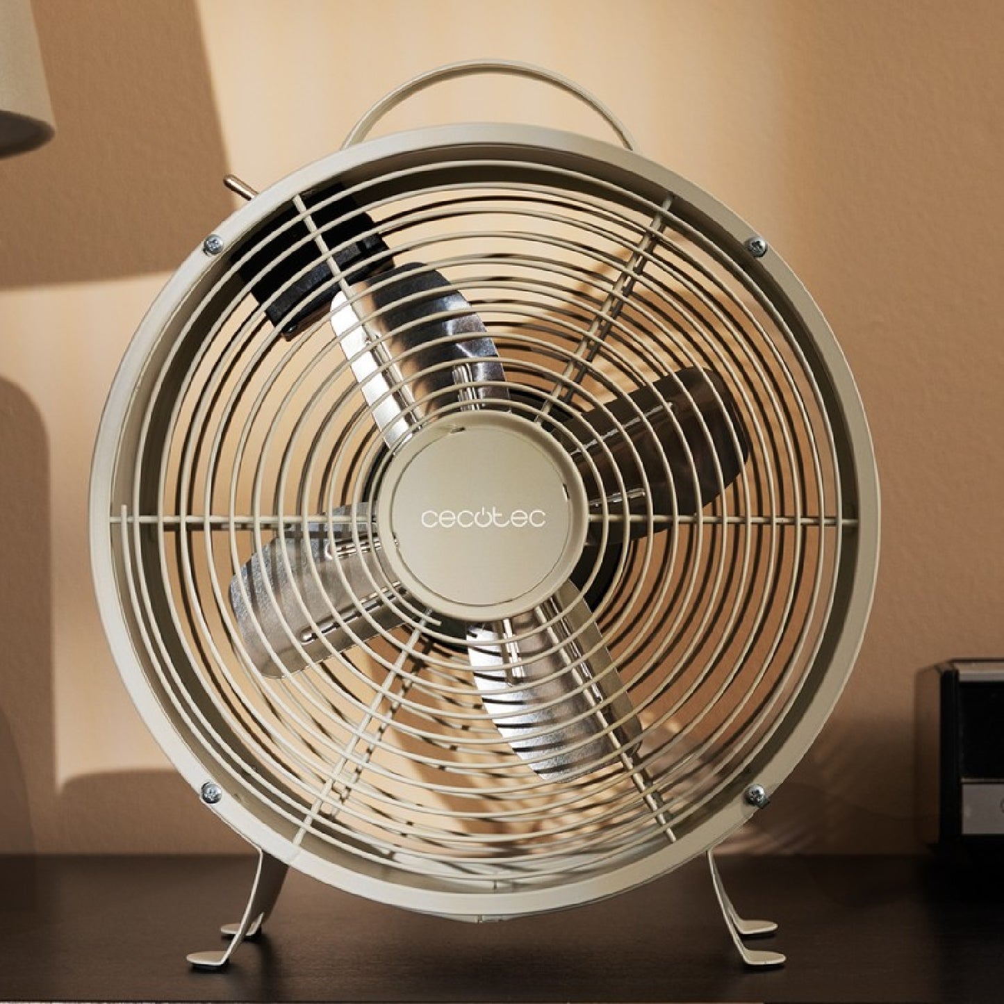 Cecotec Ventilador De Sobremesa Energysilence 400 Retrodesk Beige Cecotec_1