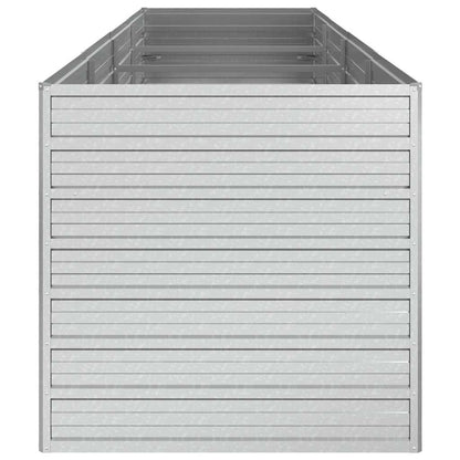 Arriate De Acero Galvanizado Plateado 320x80x77 Cm_4