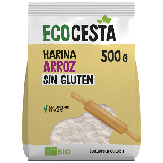 Farinha de Arroz Biológica, 500 G Ecocesta