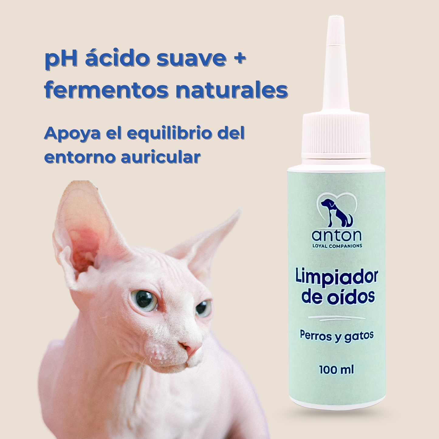 Limpiador natural de orejas y oídos para perros y gatos – 100 ml_2