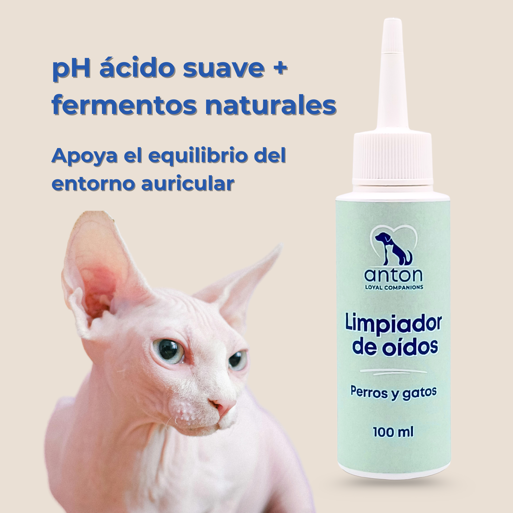 Limpiador natural de orejas y oídos para perros y gatos – 100 ml_2