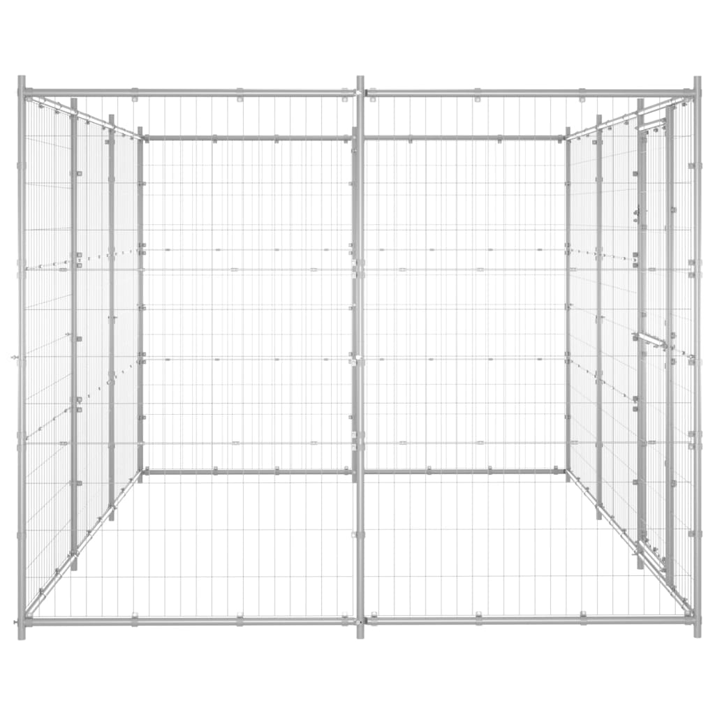 Perrera De Exterior De Acero Galvanizado 7,26 M²_2