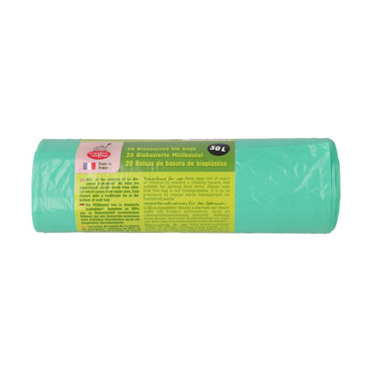 Saco de basura 50l ecoplástico 80x68cm La Droguerie écologique 20ud