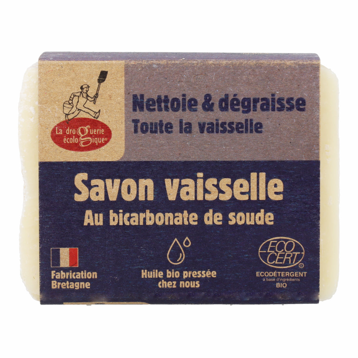 Jabón lavavajillas con bicarbonato de sodio La Droguerie écologique 150g
