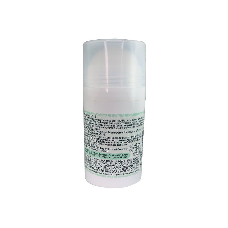 Desodorante Menta Verde Orgánico Born to Bio 50 ml