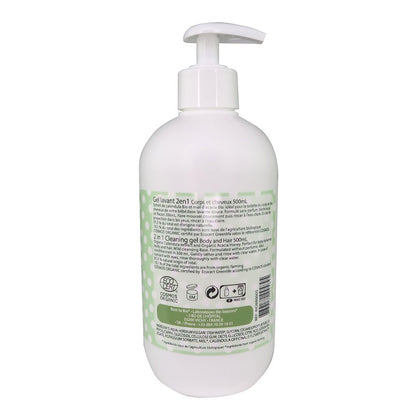 Gel Limpiador 2 en 1 Bebé Cosmos Organic Born to Bio 500 ml