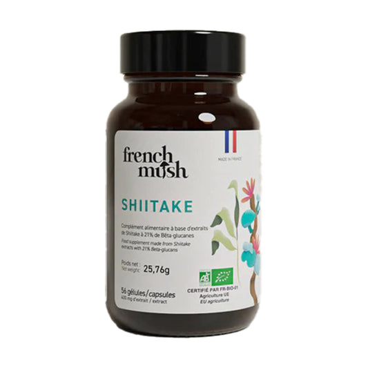 Cápsulas de Extractos de Shitake BIO French Mush 56 uds
