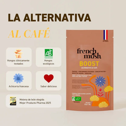 BOOST, Alternativa al Café Ecológica French Mush 80 g