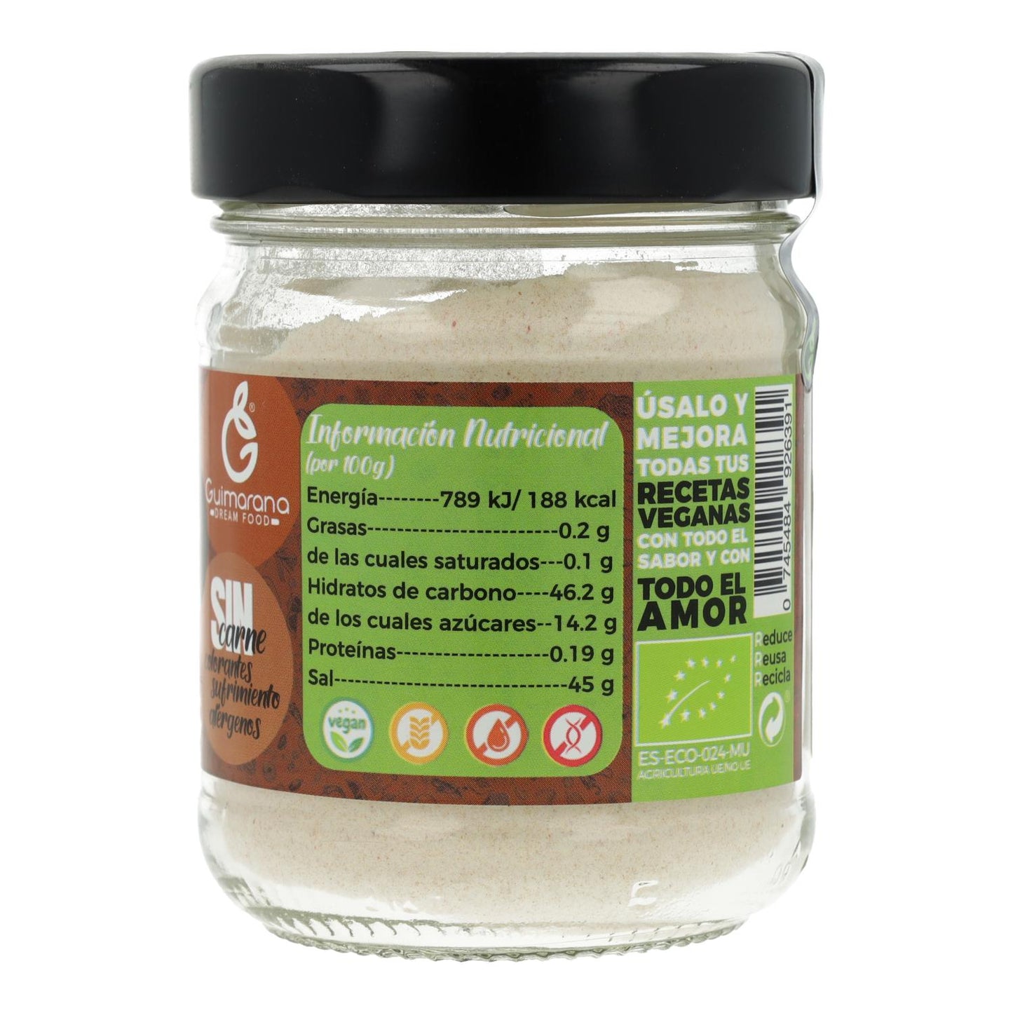 Caldo vegan sabor carne ECO Guimarana 125 g