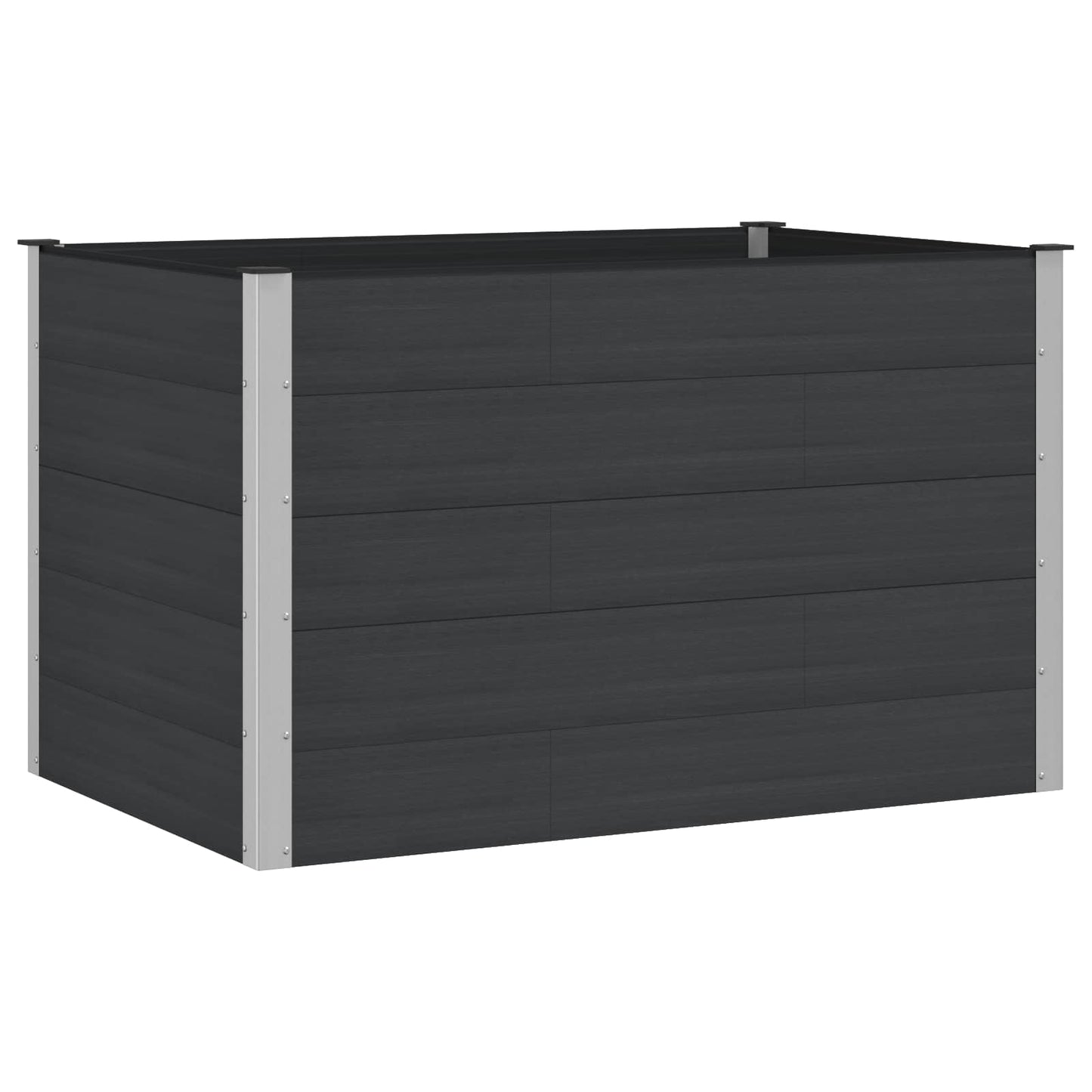 Arriate Elevado Negro 150 X 100 X 91 Cm_0