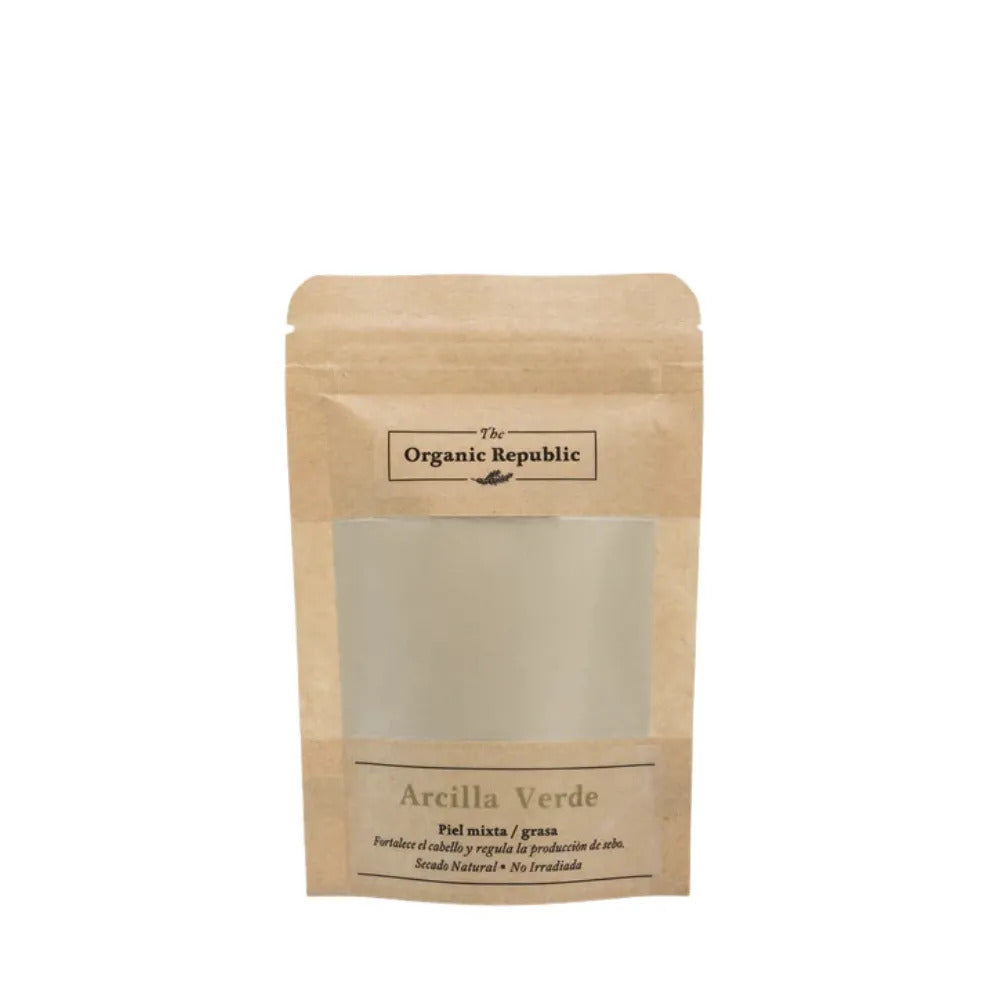 Plantas En Polvo Arcilla Verde The Organic Republic 75g_0