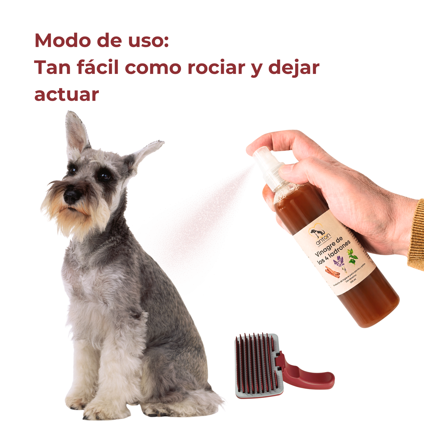 Vinagre de los 4 Ladrones para Perros y Gatos – 250ml_5