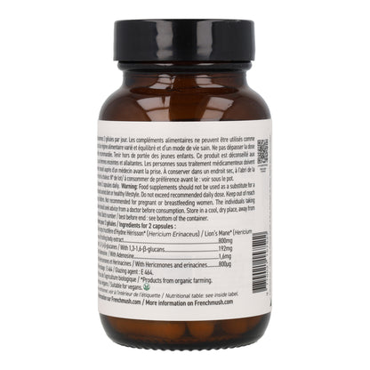 Cápsulas de Extractos de Melena de León BIO French Mush 56uds