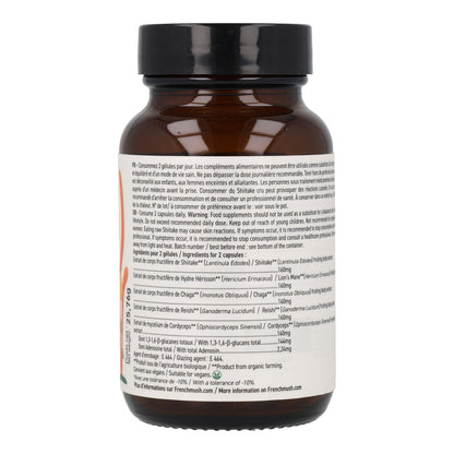 Cápsulas de Extractos Complejo 5 Hongos BIO French Mush 56uds