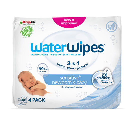 Toalhitas Húmidas WaterWipes BIO Baby 240 Unidades