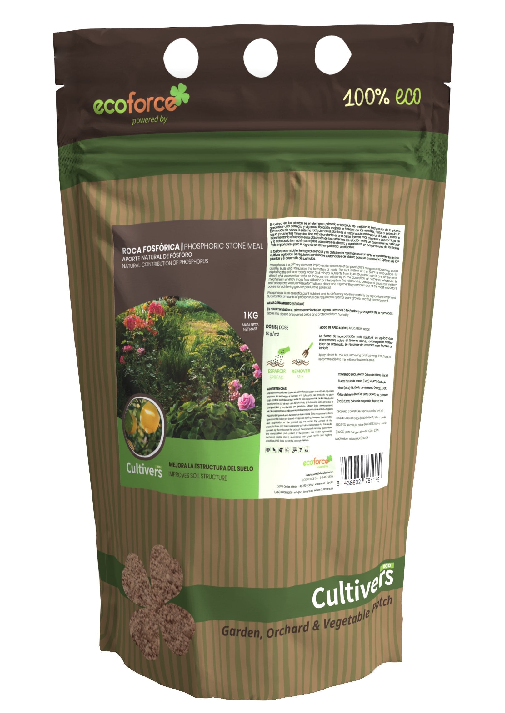 Roca Fosfórica Cultivers 1 Kg_0