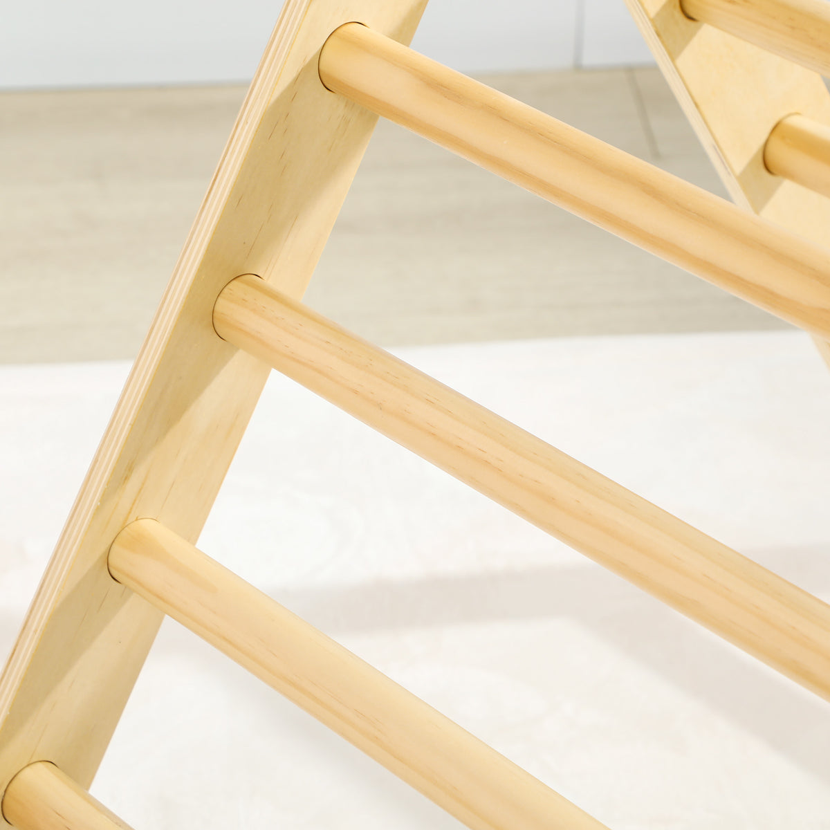 Escalador Para Niños Aiyaplay Tablero Multicapa De Pino Madera Natural 82x66x71 Cm_4