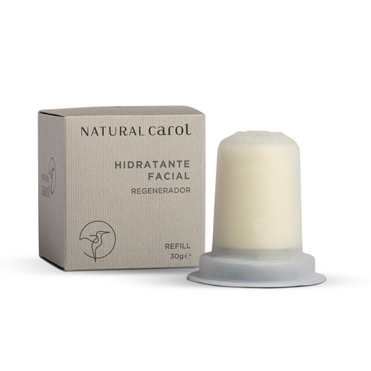 Recarga hidratante facial sólido natural carol 30 g