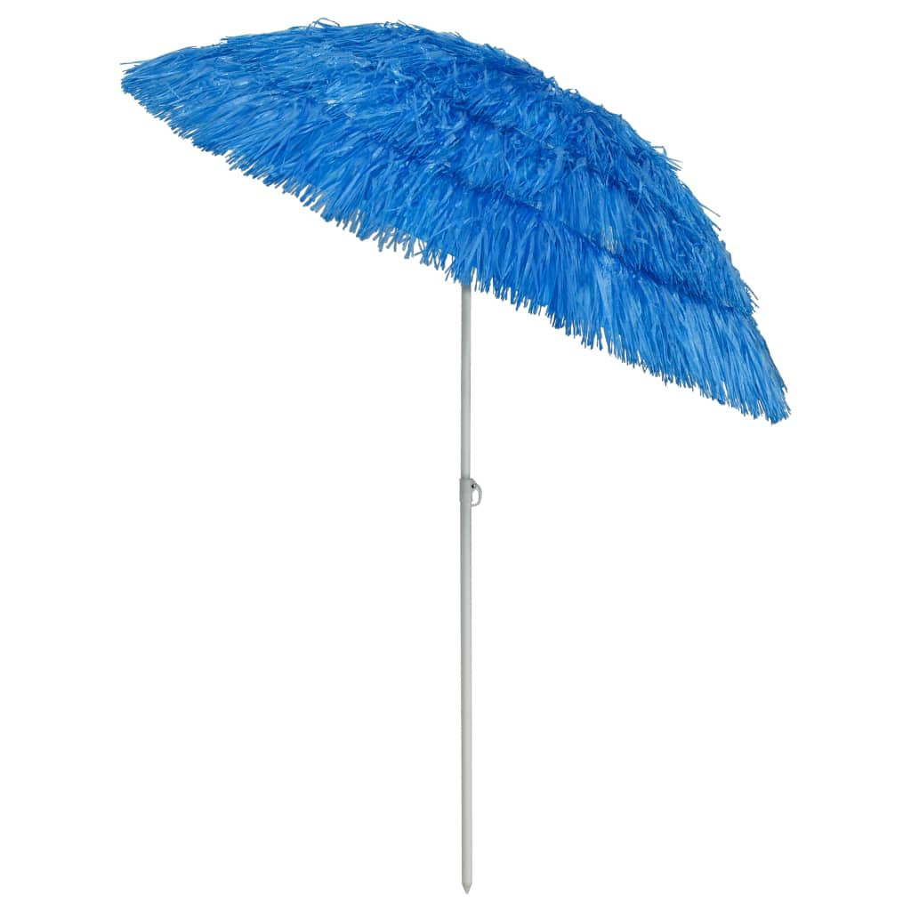 Vidaxl Sombrilla De Playa Hawaii Azul 180 Cm_3