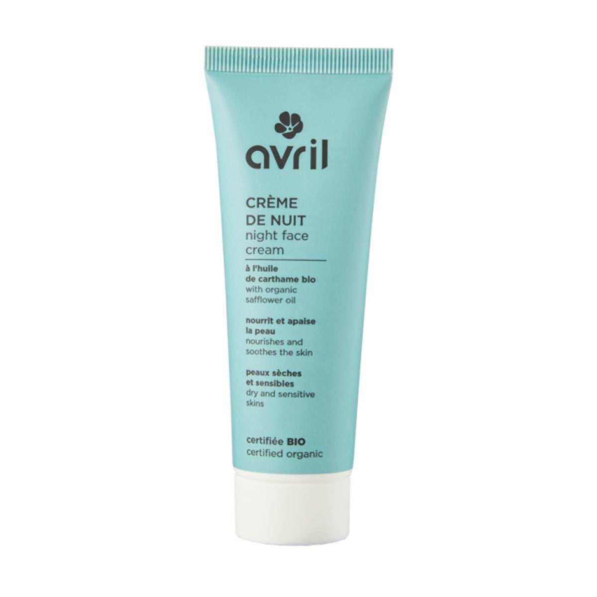 Avril Creme de Noite para Pele Seca e Sensível 50 ml