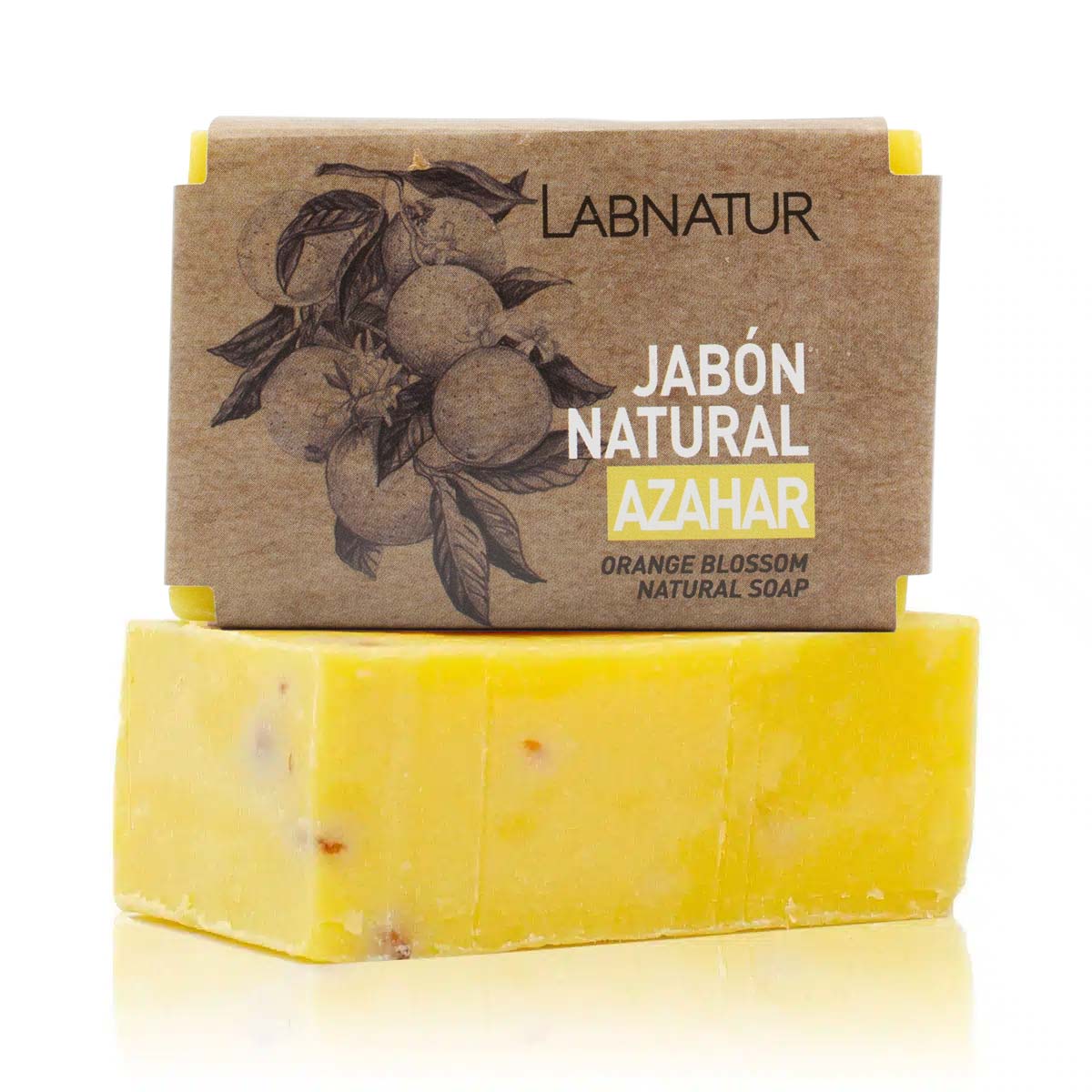 Jabón Natural Azahar Labnatur 100 g | Aroma Floral | Limpieza Suave | Piel Equilibrada_0