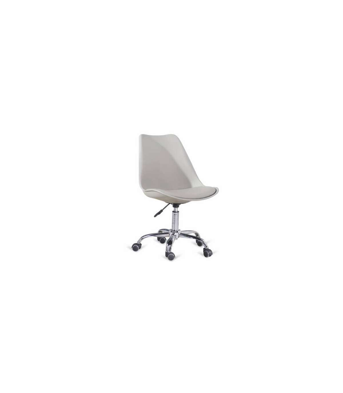 Pack De 2 Sillas De Oficina Elevable Dublin Acabado En Gris, 58 Cm(ancho ) 83 Cm(altura) 49 Cm(fondo)_0